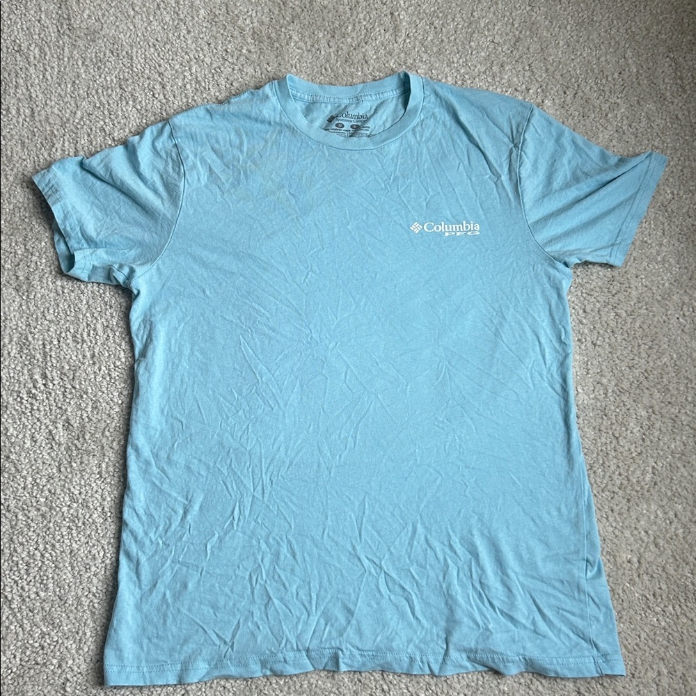 Columbia Sky Blue Crew Neck Tee